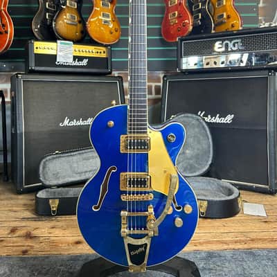 Gretsch G5655TG Electromatic Azure Metallic 2020 Semi-Hollow Electric Guitar image 1
