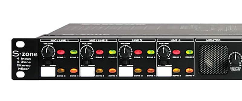 Samson S-Zone 4-Input/4-Zone Stereo Mixer image 1