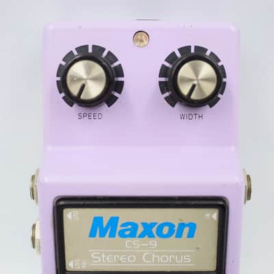 Maxon CS-9 Stereo Chorus Check Ramp Not Work Made in Japan Vintage Guitar Effect Pedal 135130 image 3