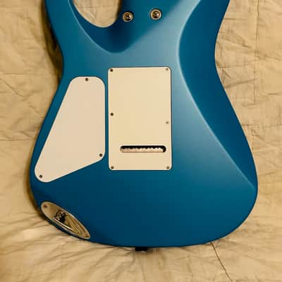 Charvel DK24 HH Pro Mod Dinky LOADED BODY Seymour Duncan Gotoh Matte Frost Blue image 2