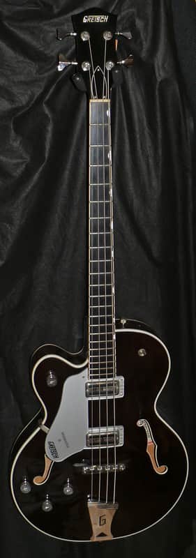 Gretsch Japan `03 6119B LH Broadkaster Bass- Dark Walnut image 1