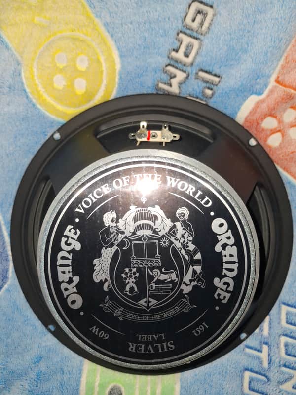 Orange Orange Voice of the World Silver Label 12" 16Ohm 60W 2010s - Black image 1