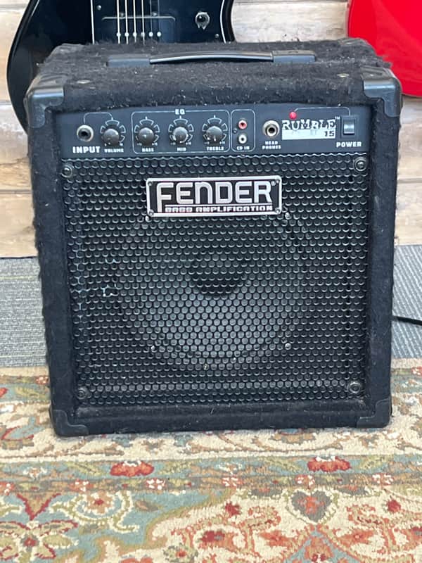 Fender Rumble 15 15-Watt 1x8" Bass Combo 2000s - Black image 1