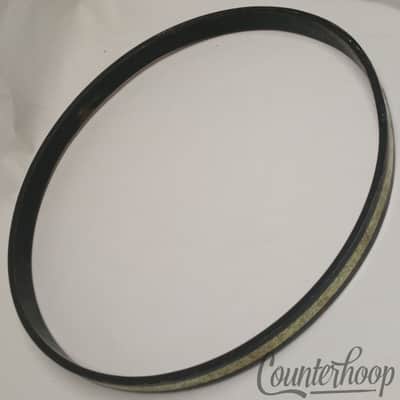 *Gretsch 20" 3Ply Maple Bass Drum Hoop/Rim Silver Sparkle Inlay Broadkaster 50s* image 2