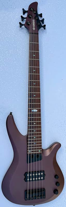 Yamaha RBX JM2 John Myung six string bass - Purple metallic | Reverb