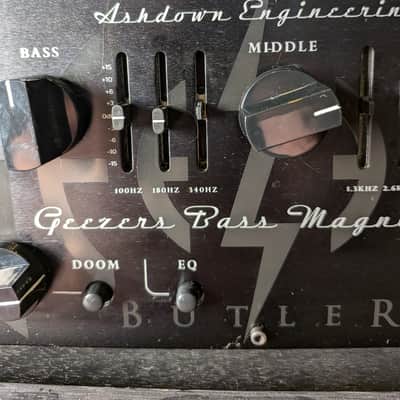 Ashdown Engineering Geezer Butler Signature Head of Doom 600W Bass Head w/Tweed Rack Case (Used) image 3