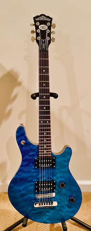Washburn USA Custom Shop Wm100 1997-1998 Cobalt Blue image 1