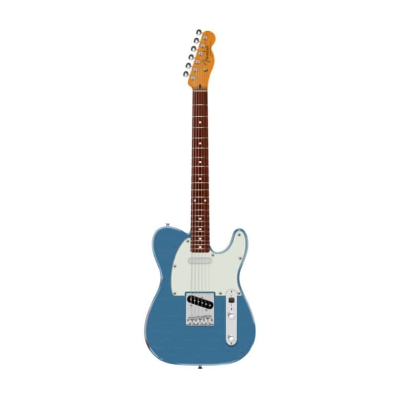 Fender Limited Edition Road Worn Vintera II '60s Telecaster 6-String Right-Handed Electric Guitar with Alder Body and Rosewood Fingerboard (Lake Placid Blue) image 1