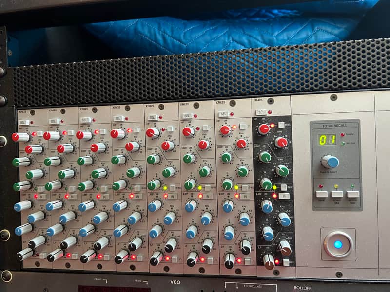 Solid State Logic X-Rack Loaded with 2 XR425, 6 XR625 EQ Modules image 1