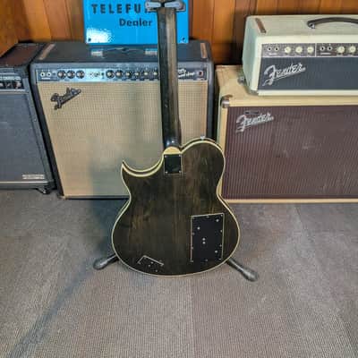 Gretsch 7681 Super Axe Electric Guitar w/Gig Bag - Ebony Stain (1979) image 2