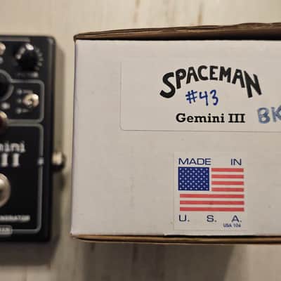 Spaceman Gemini lll 3 Distortion Overdrive Fuzz Booster Box Ect image 16