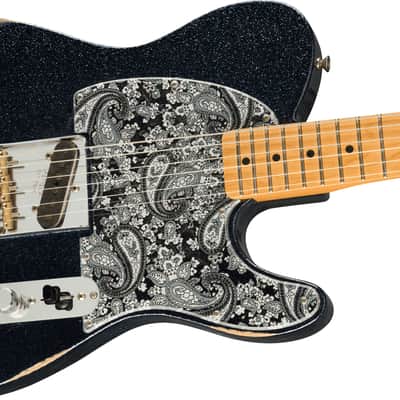 Fender Brad Paisley Road Worn Esquire 2020 - Present - Black Sparkle image 4