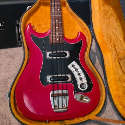 Hagstrom H-II Bass Mid 60s - Red image 1