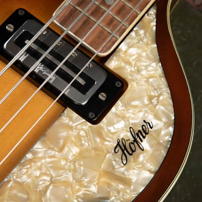 Vintage 1970 Hofner 500/1 Violin Bass Made in Germany Beatle Bass image 10