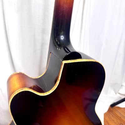 c. 1958 PREMIER BANTAM Deluxe E-704 Multivox Hollow Body Electric Guitar image 10