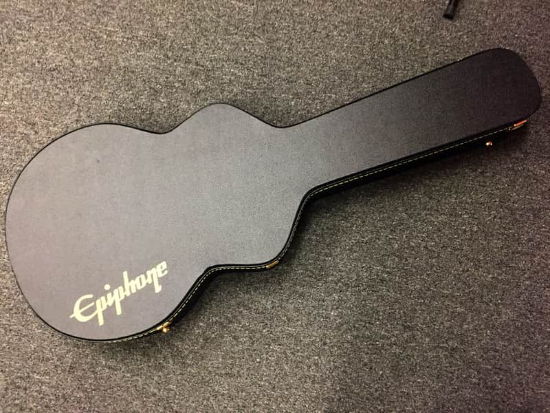 Epiphone Dot Studio - Alpine White with black binding (Hardshell