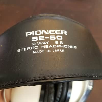 Pioneer SE-50 Over-ear coil corded stereo headphones 1970s image 4