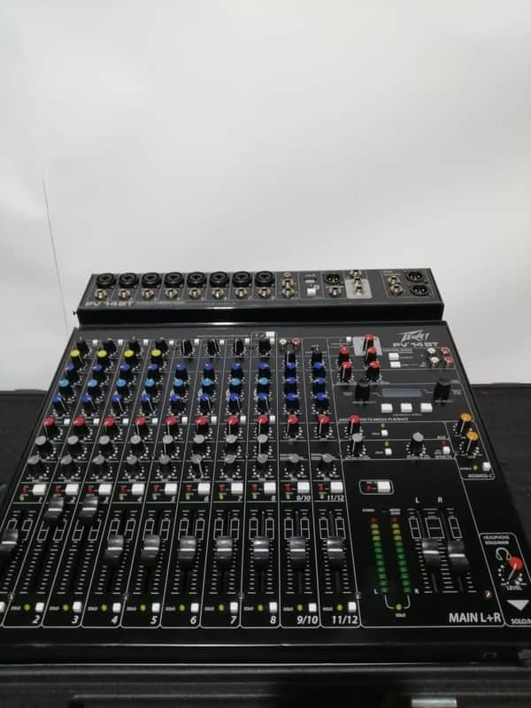 Peavey PV 14 BT - 14 Channel Mixer with Bluetooth and Effects (PV14BT) -Used *100% Clean & In-Box! image 1