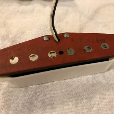 1982 Fender Red Bobbin 57/62 Stratocaster Pickup Set Vintage image 7