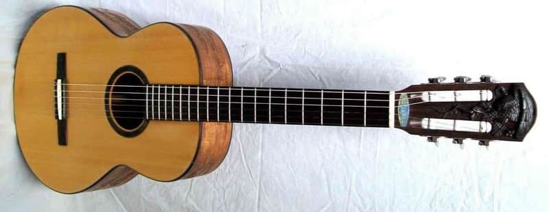 Blueberry Guitar Classical Nylon String 2023 - Hand Carved & Handmade image 1