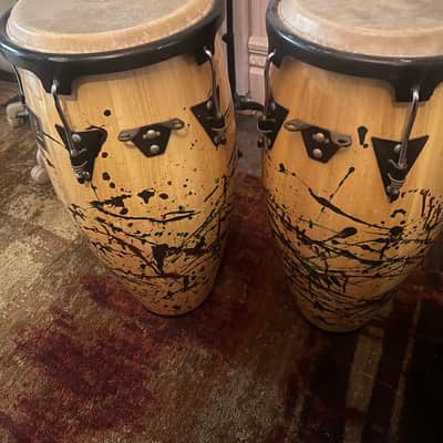 Latin Percussion Aspire - Wood with custom paint splatter image 4