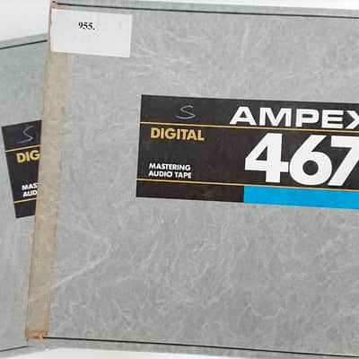 AMPEX 467 Digital Mastering Audio Tape Set of 2 Master Recorded Tapes image 2