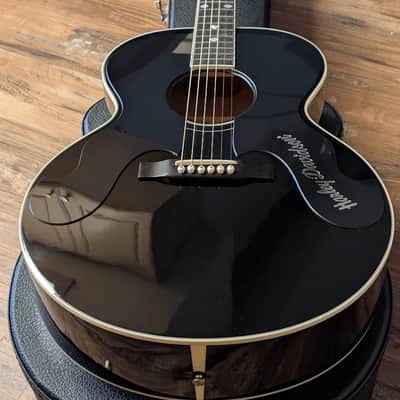 1994 Gibson J-185 Harley Davidson Limited Edition Jumbo Acoustic Guitar #724 EXCELLENT W/OHSC image 4