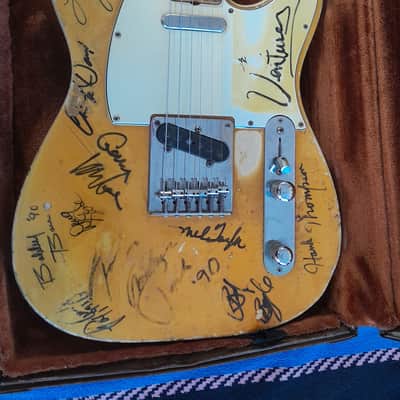 Fender Telecaster with Maple Cap Fretboard 1968 - Blonde(Signed By The VENTURES) image 2