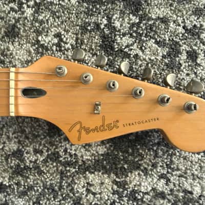 Fender Jimmie Vaughan Tex Mex Stratocaster 1996 Vintage MIM Black Strat Guitar image 5
