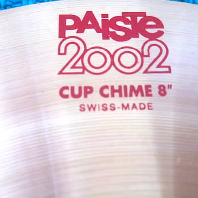 8" Paiste #1 2002 Cup Chime Cymbal image 2