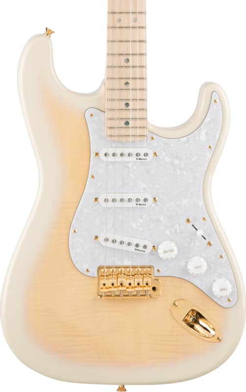 Fender Richie Kotzen Signature Stratocaster Electric Guitar, Maple Fingerboard, Transparent White Burst