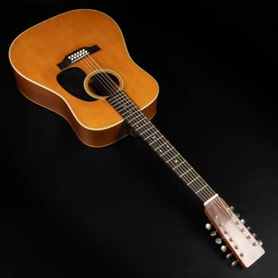 1973 Martin D12-28 - Natural | USA Vintage All Solid Iconic 12-String Dreadnought Acoustic Guitar David Gilmour Pink Floyd | Case image 7