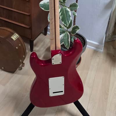 Fender Custom Shop Deluxe Stratocaster Candy Apple Red HSS AAA Flame USA image 25