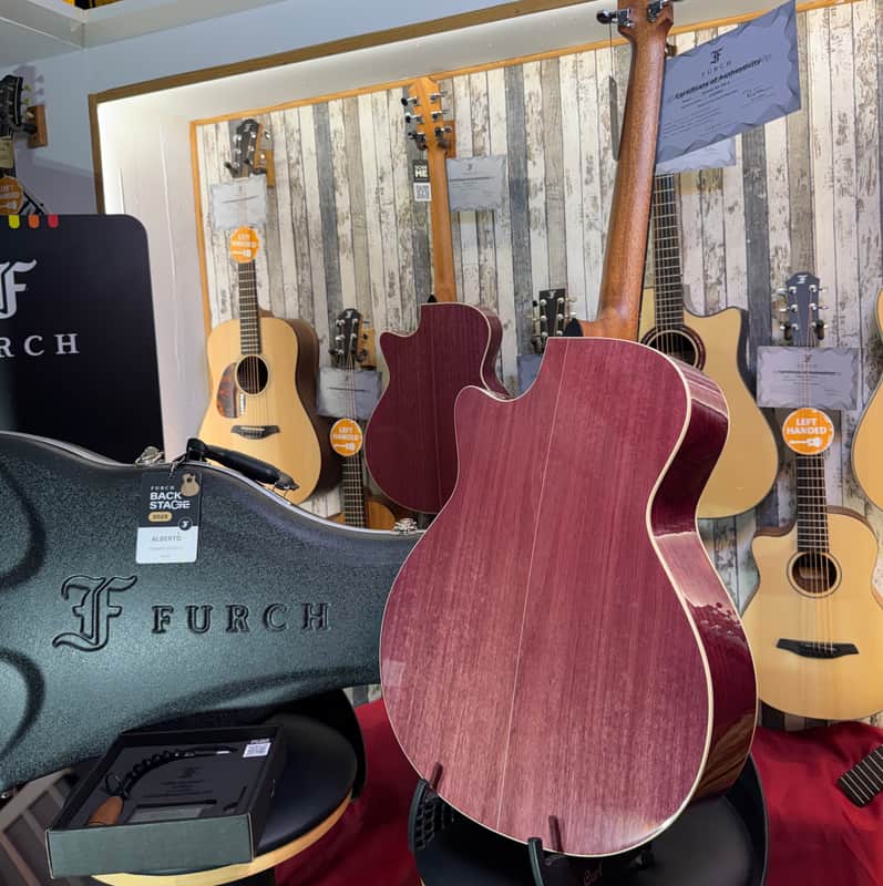 Furch GREEN Gc SX a BACKSTAGE LIMITED PURPLE HEART Lr Baggs Athem image 1