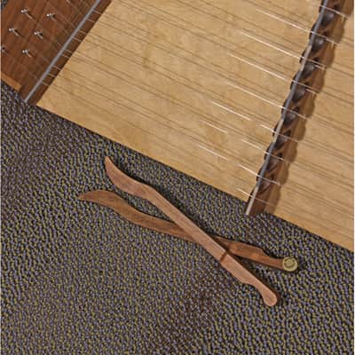 Roosebeck Dulcimer Hammers Plain Design Solid Walnut Set of 2 image 3