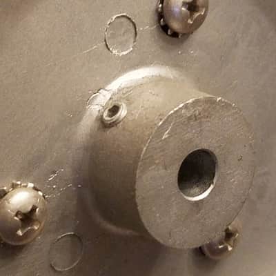 PCI 10.5" Hub adapters for NAB Open Reel to Reel R2R mount 8mm shaft mount 1990s image 6