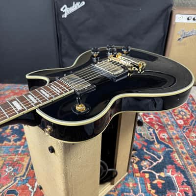 *Video* Fernandes/Burny RLC-55 Les Paul Custom Black - 1998 image 17