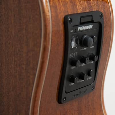 Washburn WCG15SCE12 Comfort Series Solid Spruce Top Mahogany 12-String Acoustic-Electric Guitar image 6