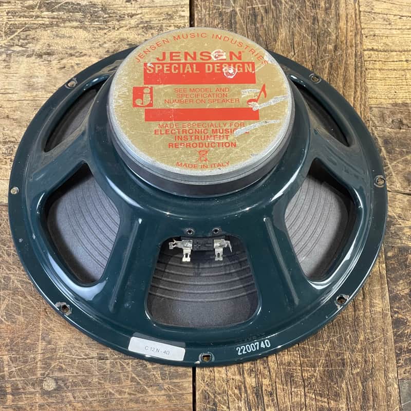 Jensen C12N Vintage Ceramic 12" 50-Watt 4ohm Guitar Speaker 2010s - Green image 1
