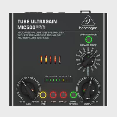 Behringer MIC500USB Tube Ultragain Mic Preamp