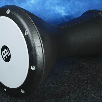 Meinl HE-3018 Hand Engraved Aluminum Doumbek with Synthetic Head 2010s - Black image 1