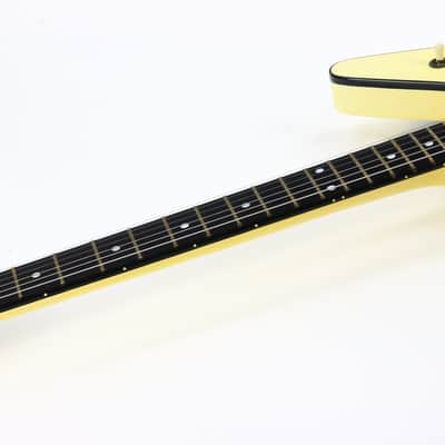 1980 Dean Z USA White w/ Black Binding Standard Bound Explorer | Rare Vintage Guitar! image 14
