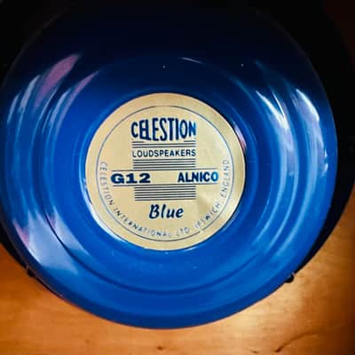 Winfield Amplification 1x12 Blonde Custom Cabinet with Celestion Alnico Blue - never used image 3