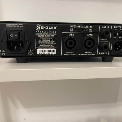 Genzler Amplification MG-350 Magellan 350 Compact 350-Watt Bass Amp Head 2020s - Black image 2