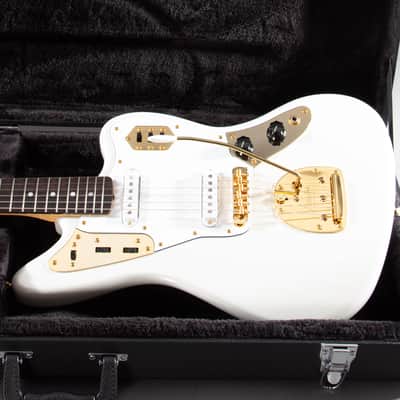 2025 Fender Japan MIJ Traditional ’60s Jaguar White Pearl Matching Headstock Gold Hardware w/ HSC image 1