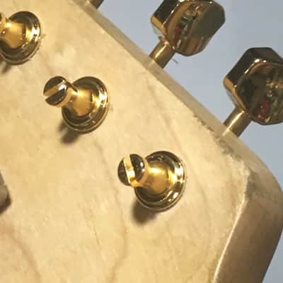 Lefty Fender Fullerton 1978-1982 Reissue Chrome Vintage GOLD Left F Tuners Relic image 8