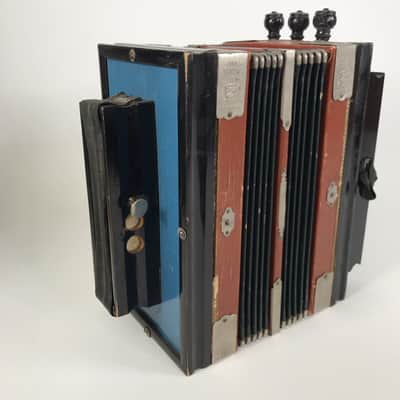 Vintage The Stag Extra Broad Hammered Reeds Accordion Accordion Saxon Germany image 8