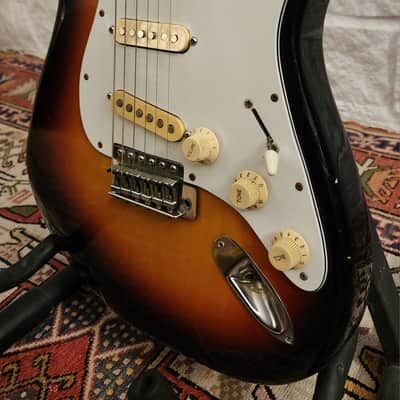 El Degas Stratocaster Sunburst w/ period DiMarzios 1971-76 Hoshino Gakki Japan image 4