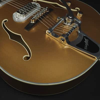 Eastman T58-GD Archtop w/Bigsby and GigBag Gold image 11