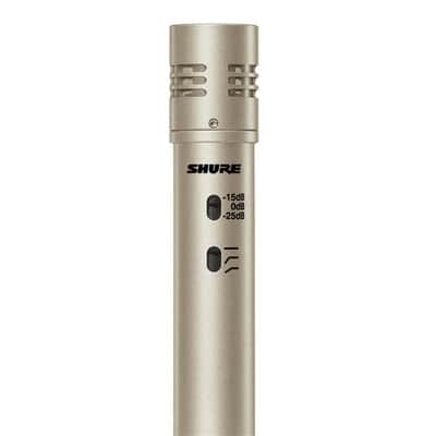 Shure KSM137/SL Cardioid Condenser Microphone, 20 Hz-20 kHz Frequency Response, Champagne image 2